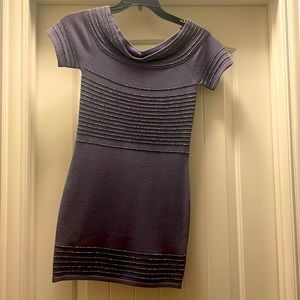 Sexy grey and silver dress